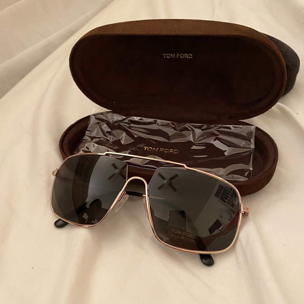 Tom Ford sunglasses.